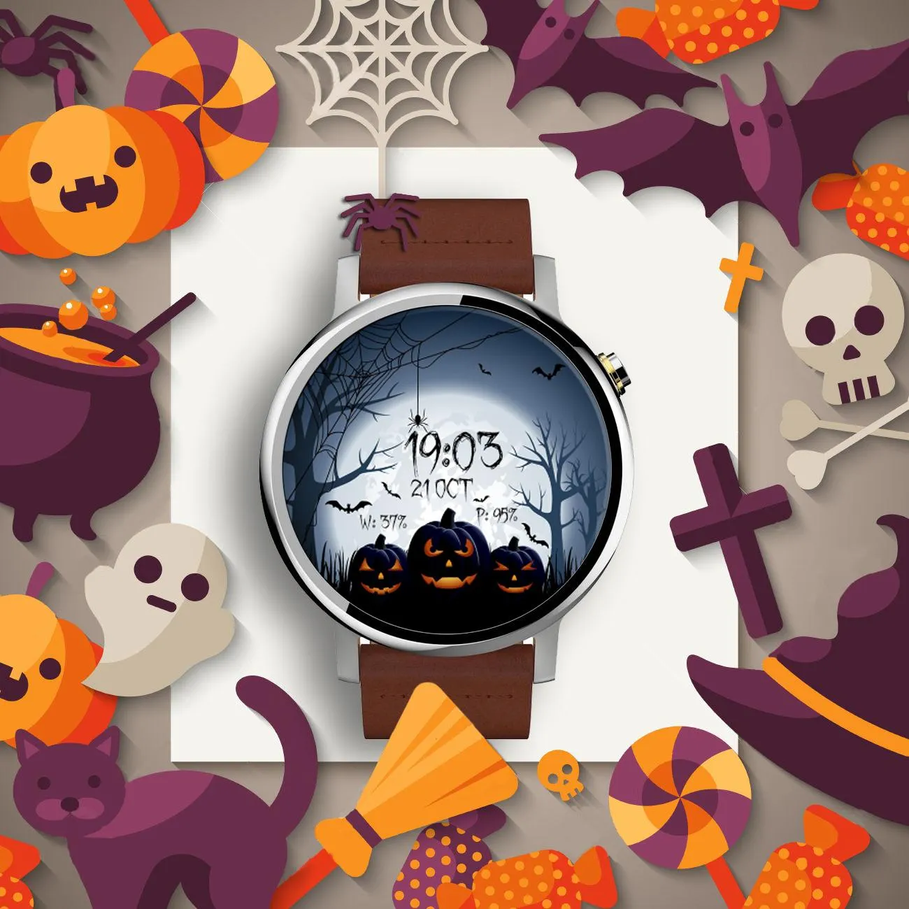 Halloween Spooky Watch Face | Indus Appstore | Screenshot