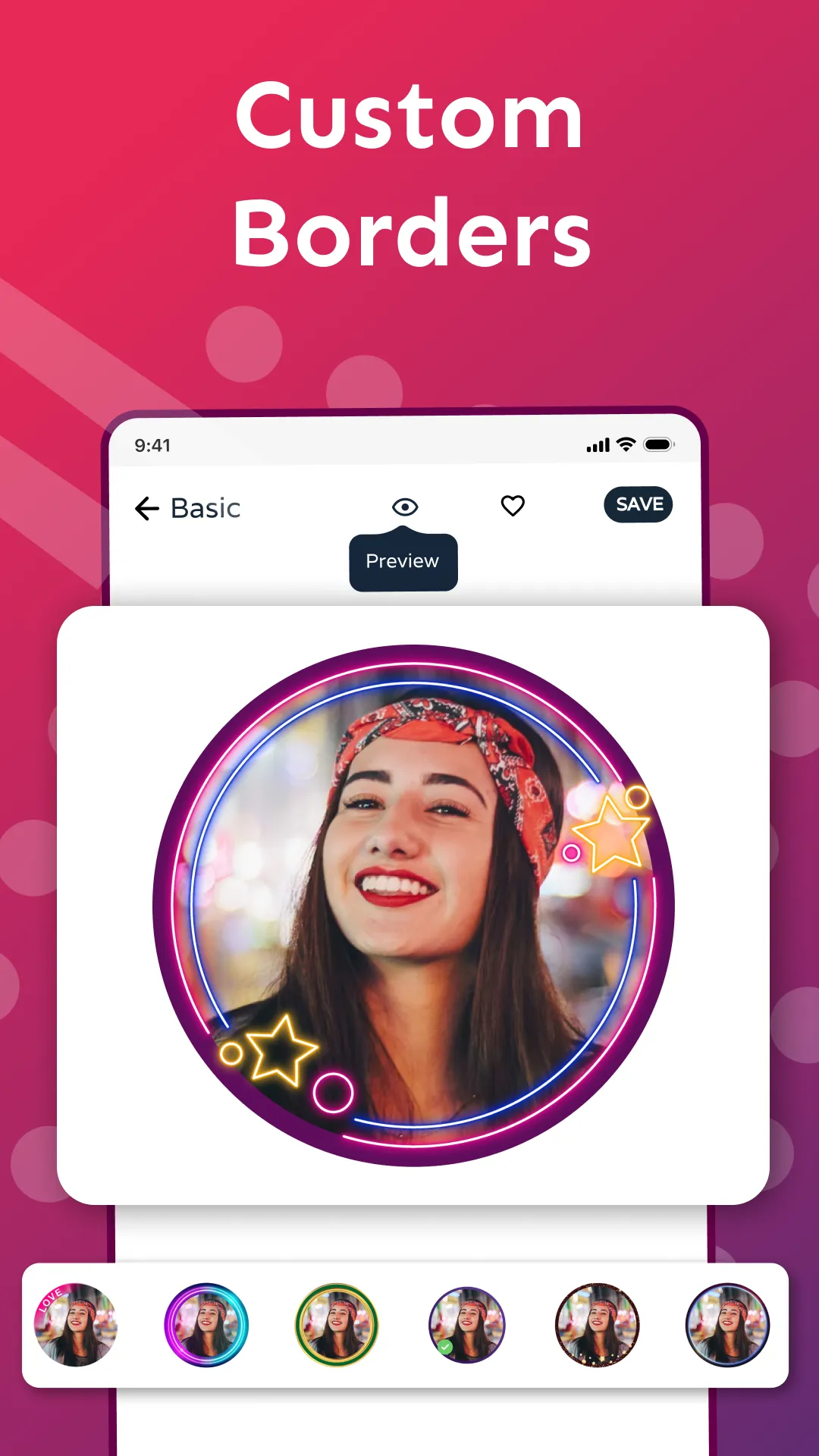 Profile Picture Border Frame | Indus Appstore | Screenshot