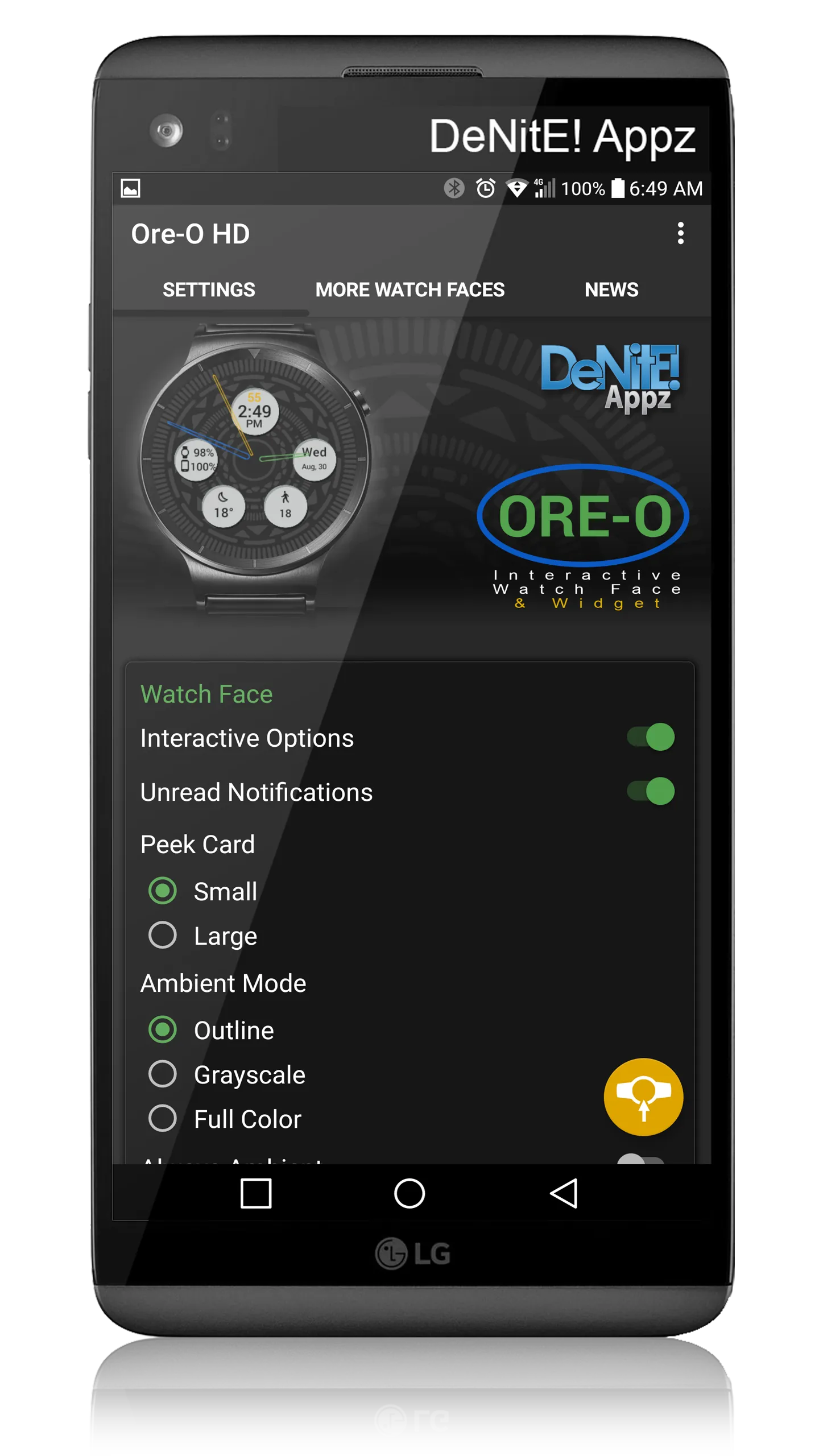 Ore-O Themed HD Watch Face | Indus Appstore | Screenshot