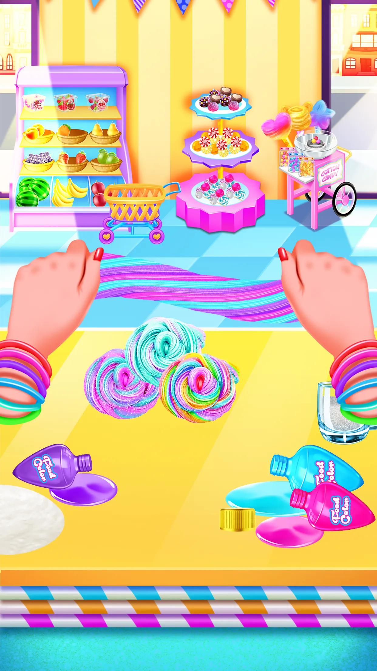 Rainbow Glitter Slime Maker | Indus Appstore | Screenshot