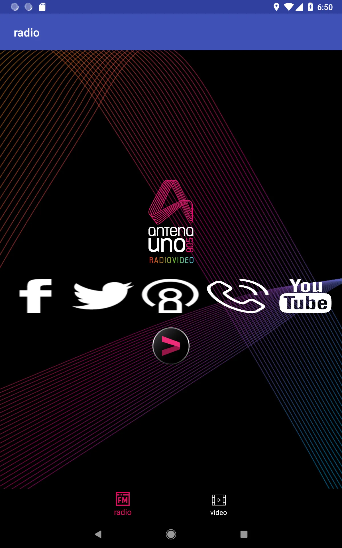 Antena Uno | Indus Appstore | Screenshot