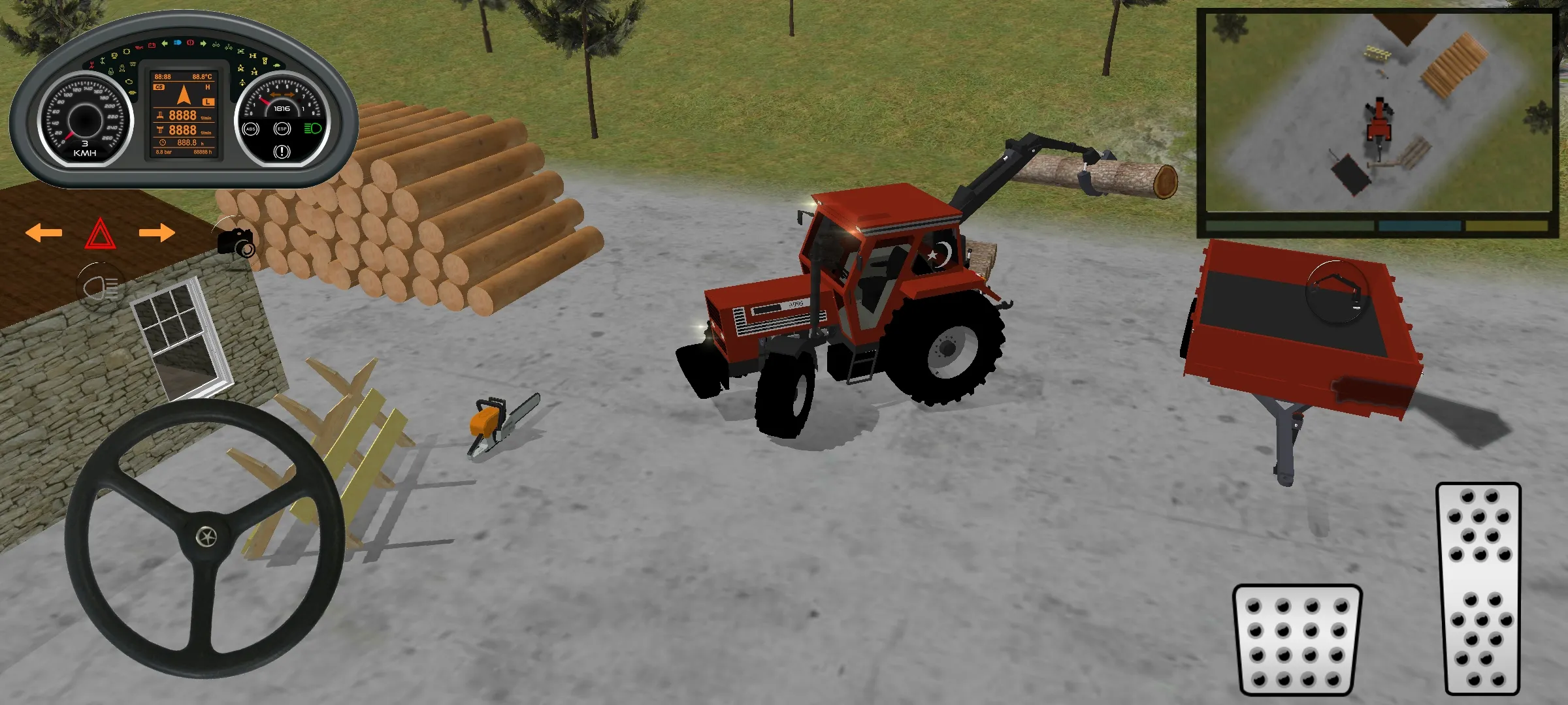 Tractor Forest Works Simulator | Indus Appstore | Screenshot