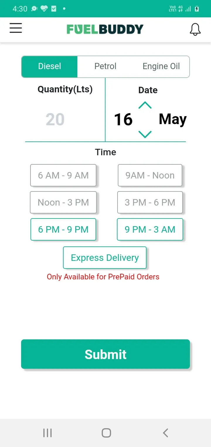 FuelBuddy: Fuel Delivery | Indus Appstore | Screenshot