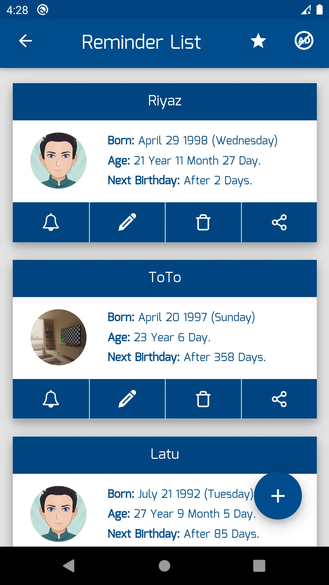 Age Calculator Lite | Indus Appstore | Screenshot