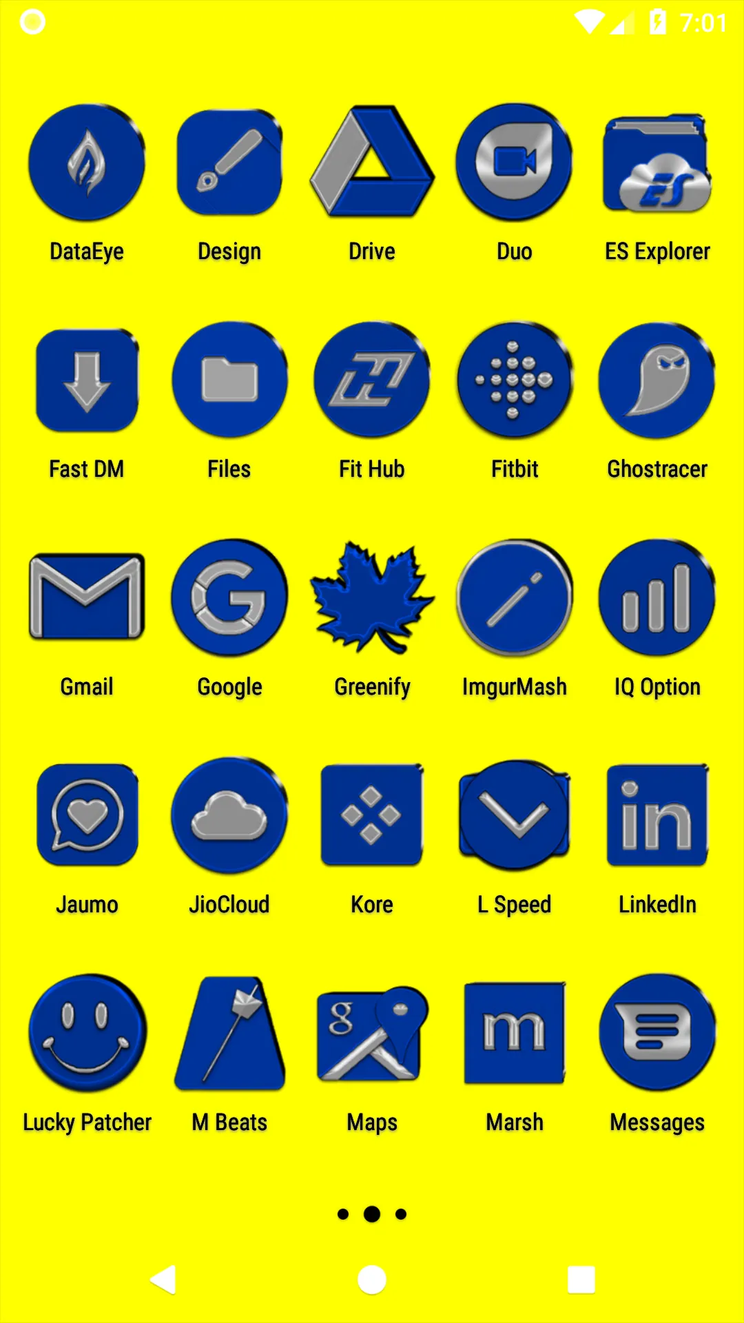 Blue Icon Pack | Indus Appstore | Screenshot