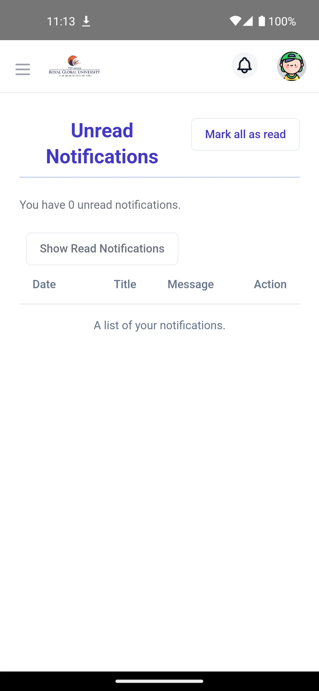 Royal Global University | Indus Appstore | Screenshot