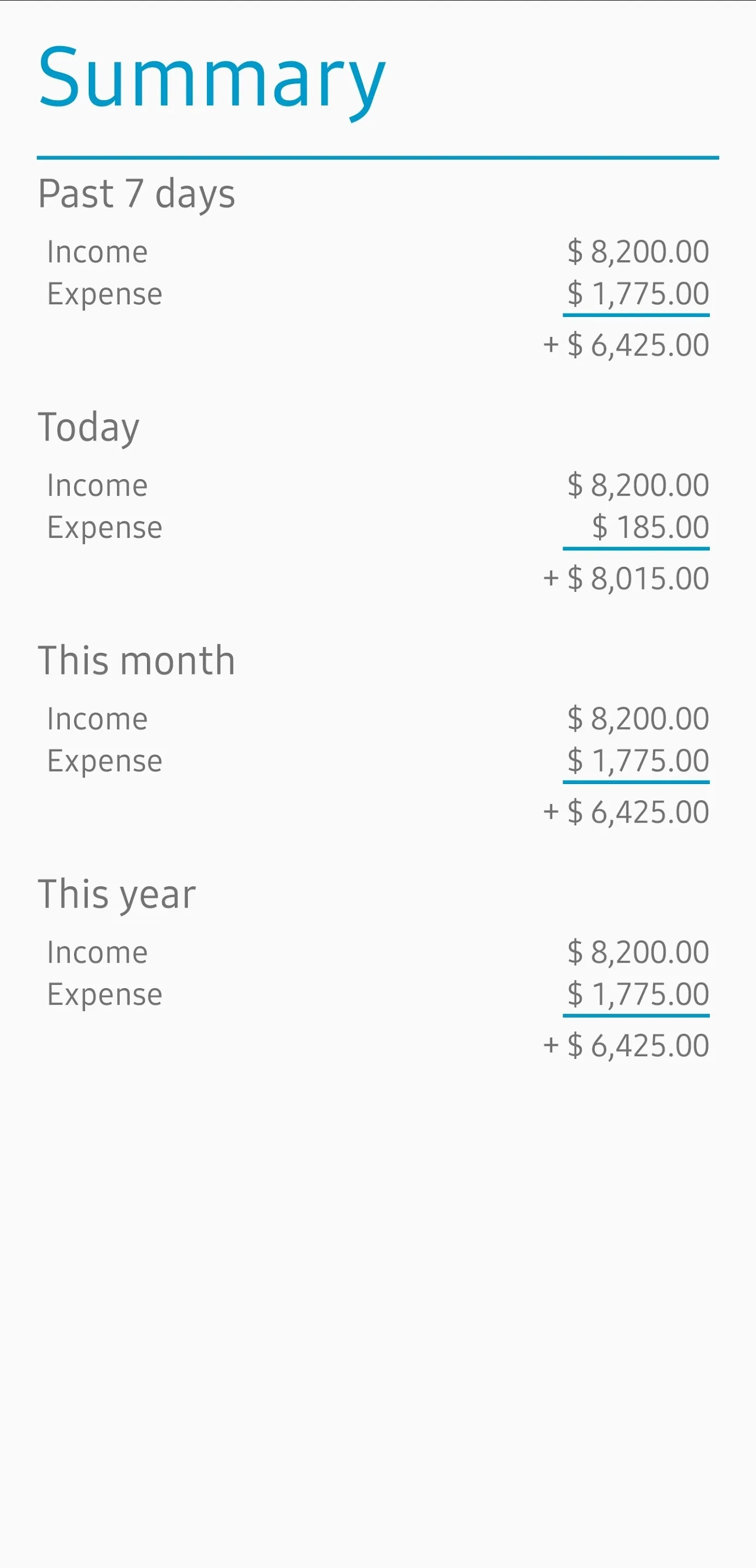 Home Budget Manager Sync | Indus Appstore | Screenshot