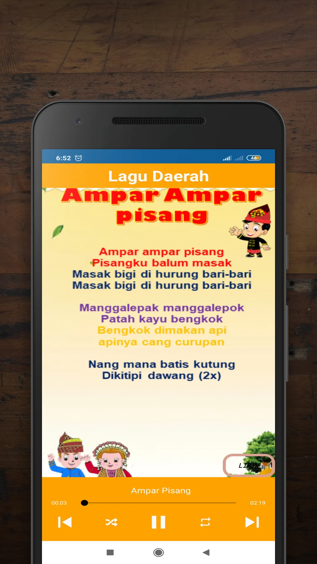 Lagu Daerah Anak Indonesia | Indus Appstore | Screenshot