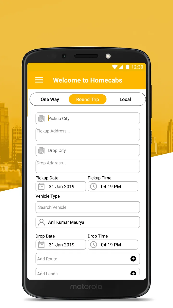 Homecabs Employee's | Indus Appstore | Screenshot