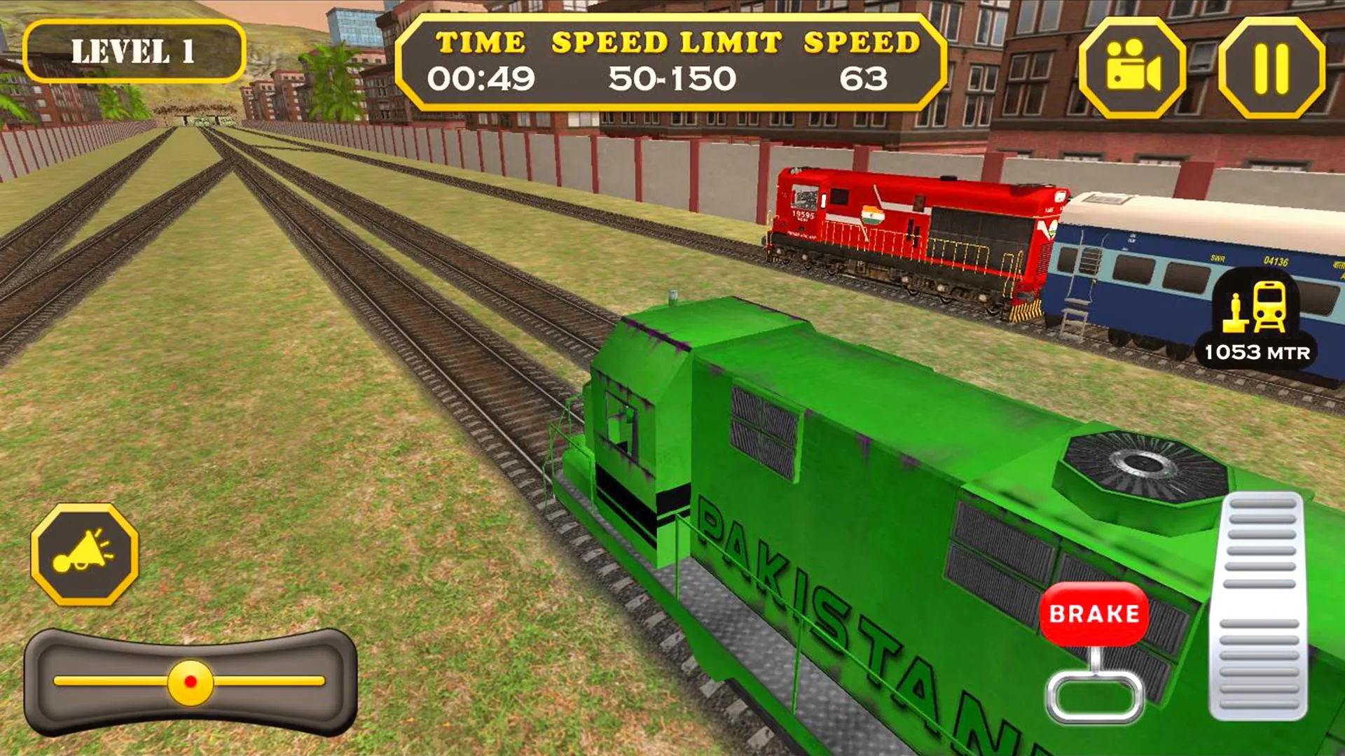 India VS Pakistan Train racing | Indus Appstore | Screenshot