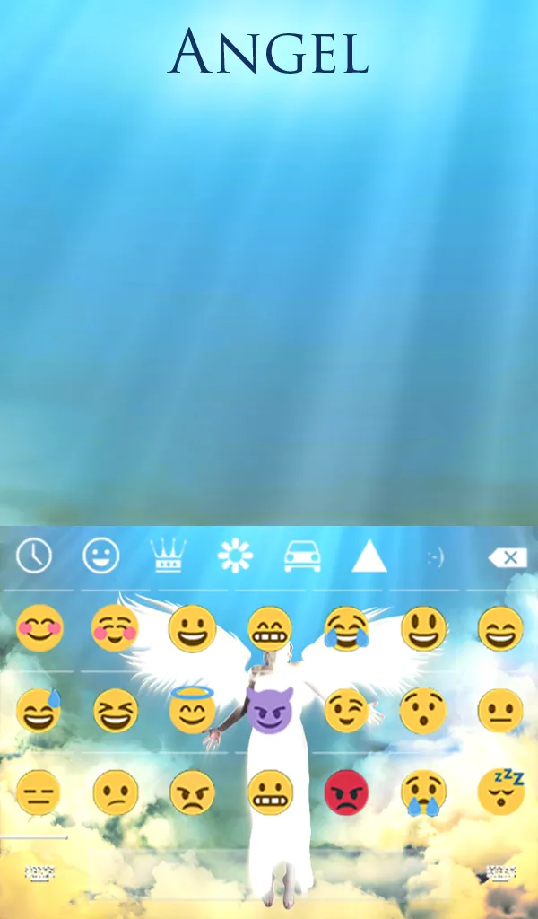 Angel Keyboard Live Wallpaper | Indus Appstore | Screenshot