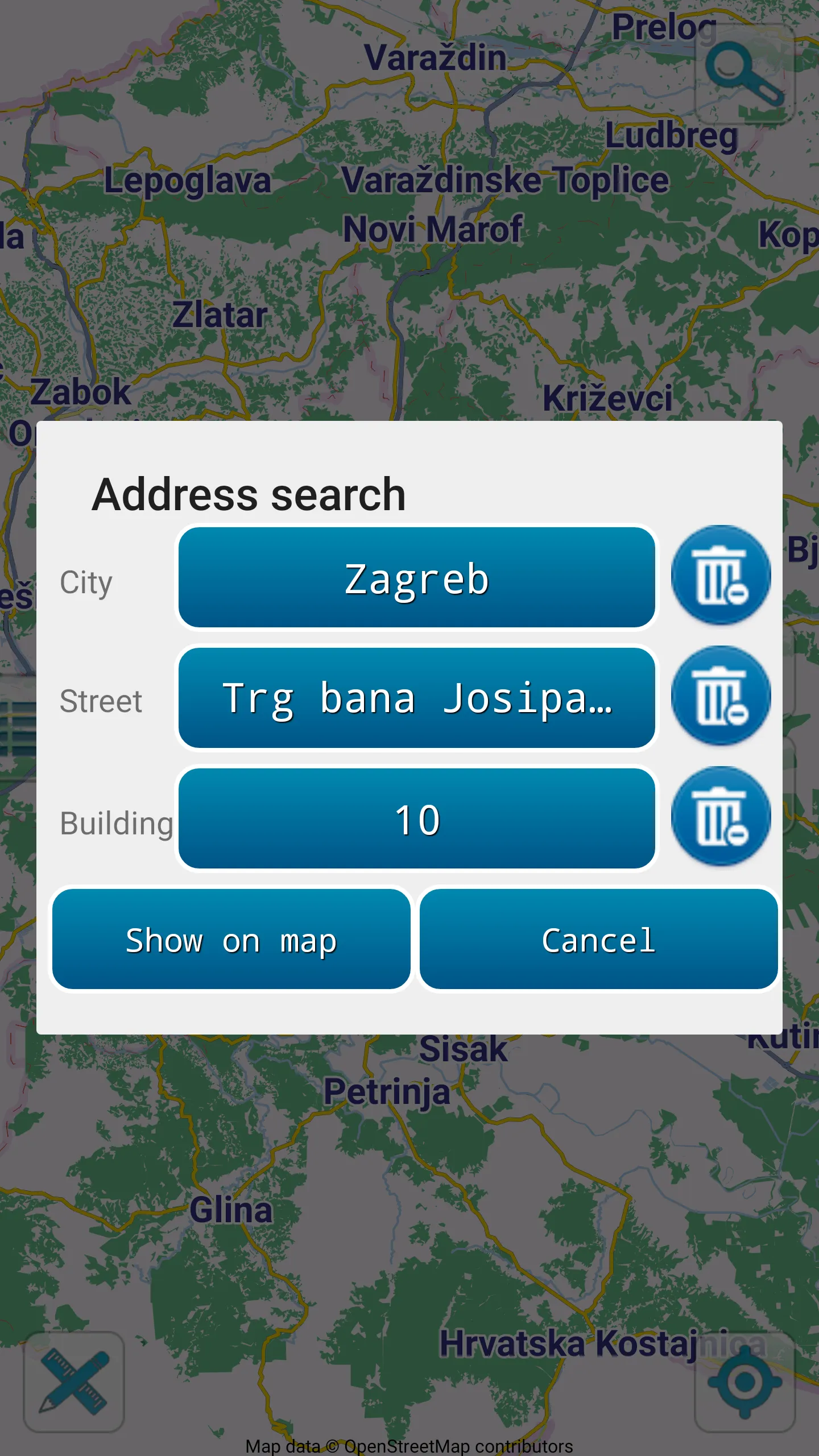 Map of Croatia offline | Indus Appstore | Screenshot