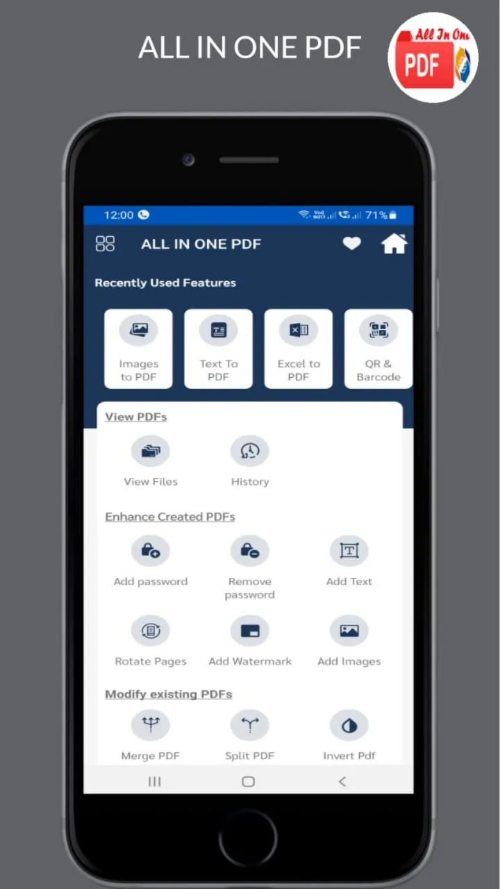 ALL IN ONE PDF- Do Any Thing W | Indus Appstore | Screenshot