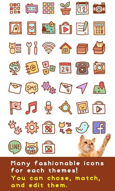 Cute wallpaper-Playful Cat- | Indus Appstore | Screenshot