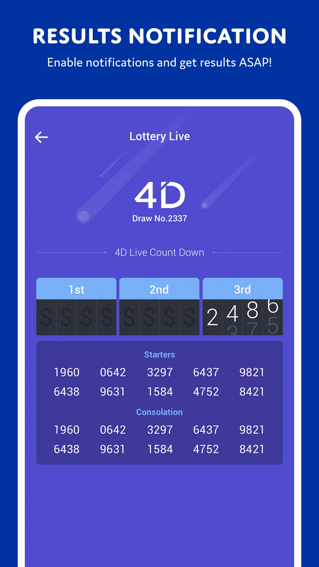 Live 4D TOTO SWEEP - Huat ah | Indus Appstore | Screenshot