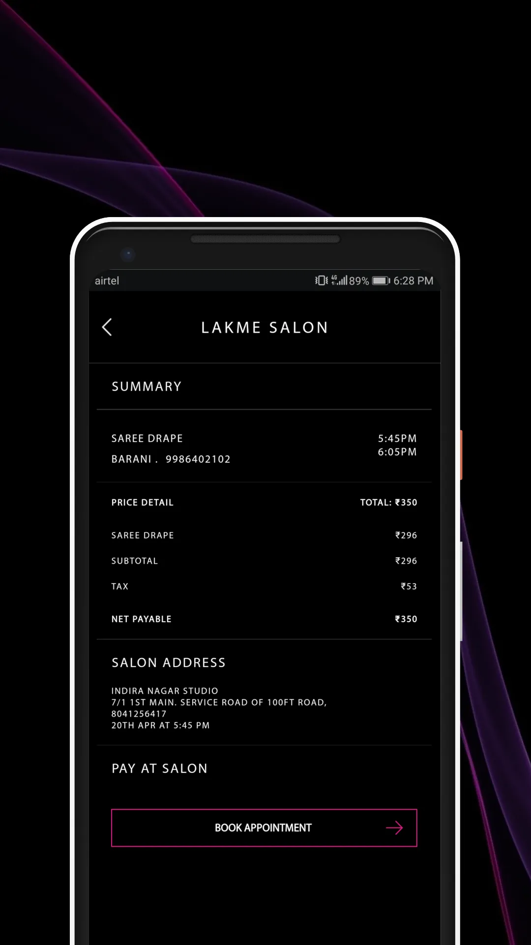 Lakmé Salon | Indus Appstore | Screenshot