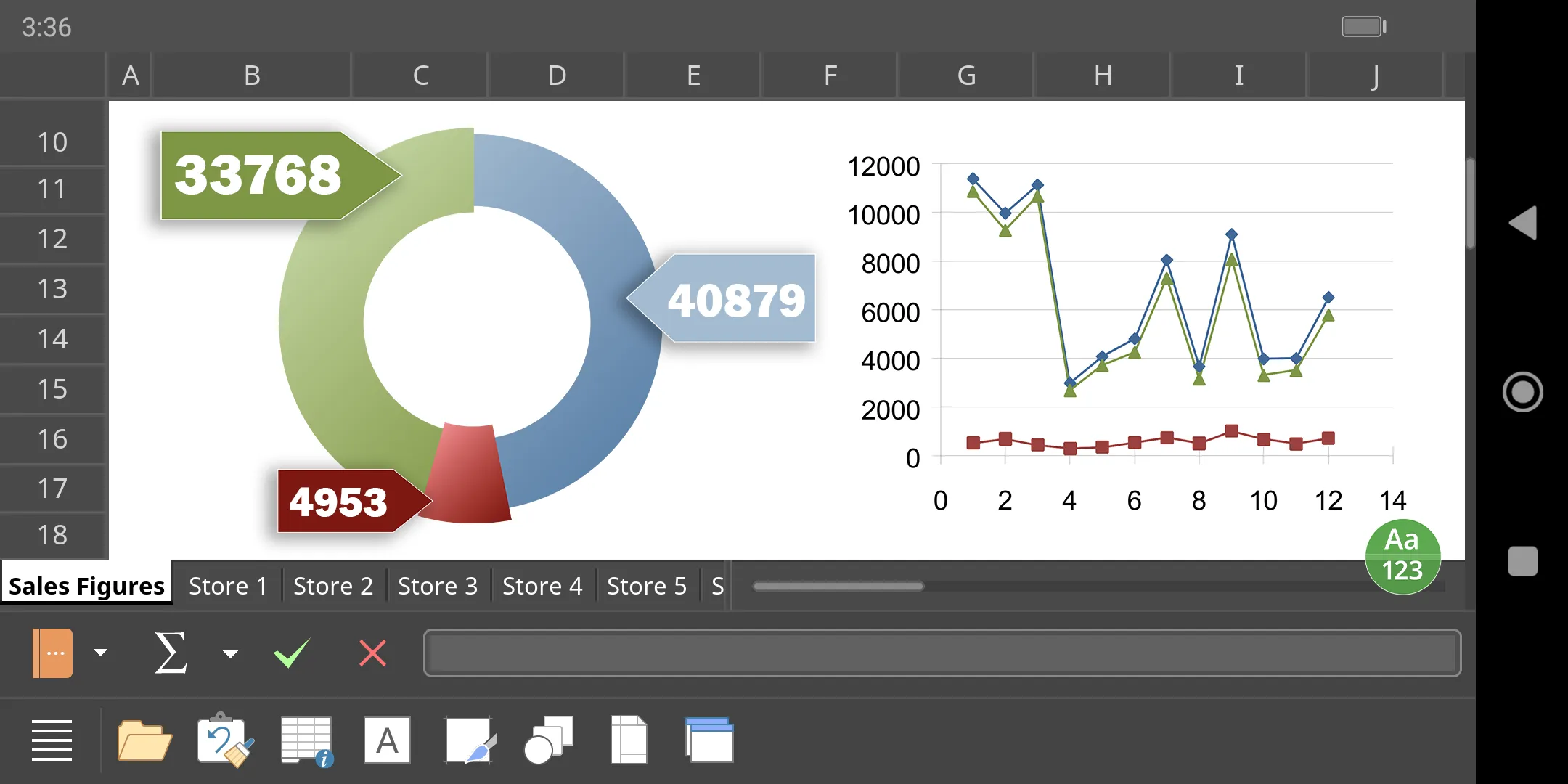 Office NX: PlanMaker | Indus Appstore | Screenshot