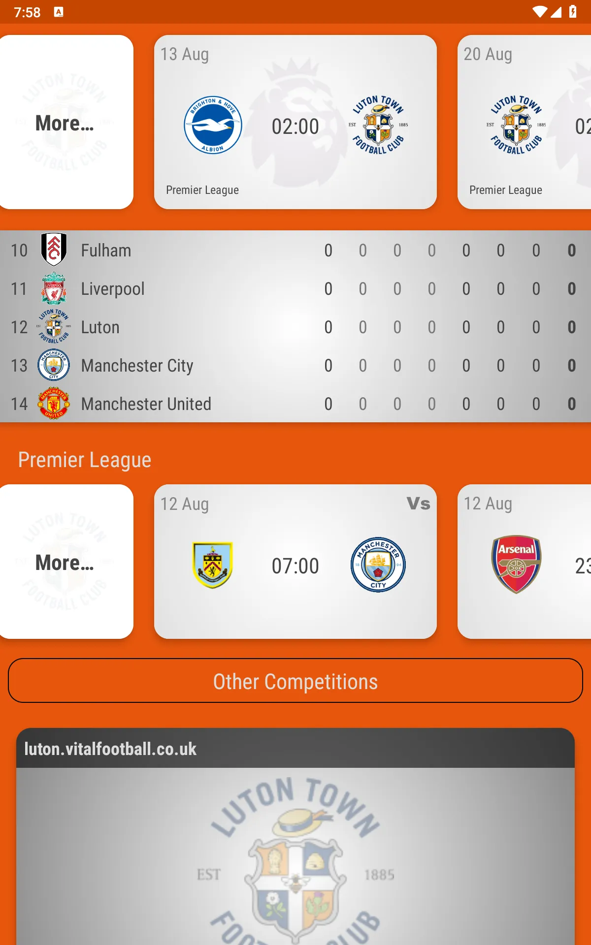 Luton Town Fan App | Indus Appstore | Screenshot