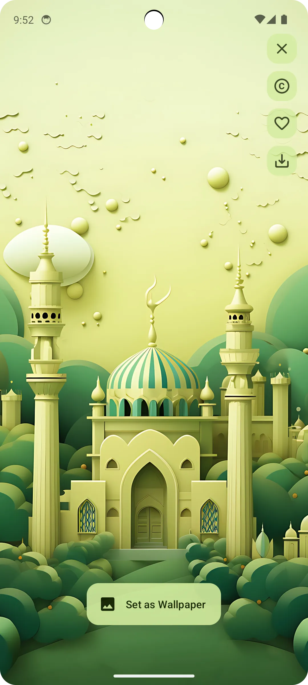 IslamWall - Islamic Wallpapers | Indus Appstore | Screenshot