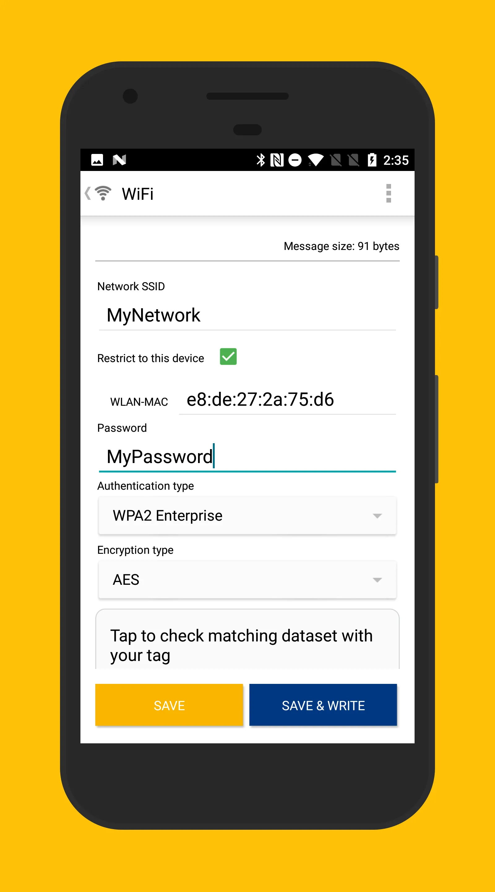 NFC TagWriter by NXP | Indus Appstore | Screenshot