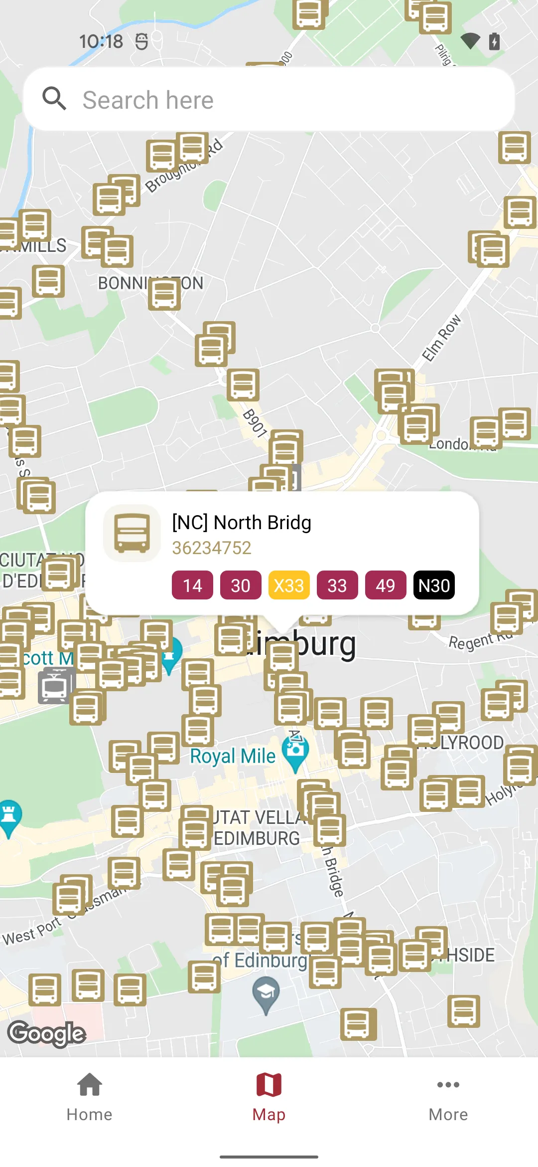 Edinburgh Bus Times Tracker | Indus Appstore | Screenshot