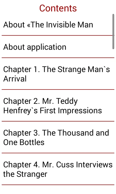 The Invisible Man by H.G.Wells | Indus Appstore | Screenshot