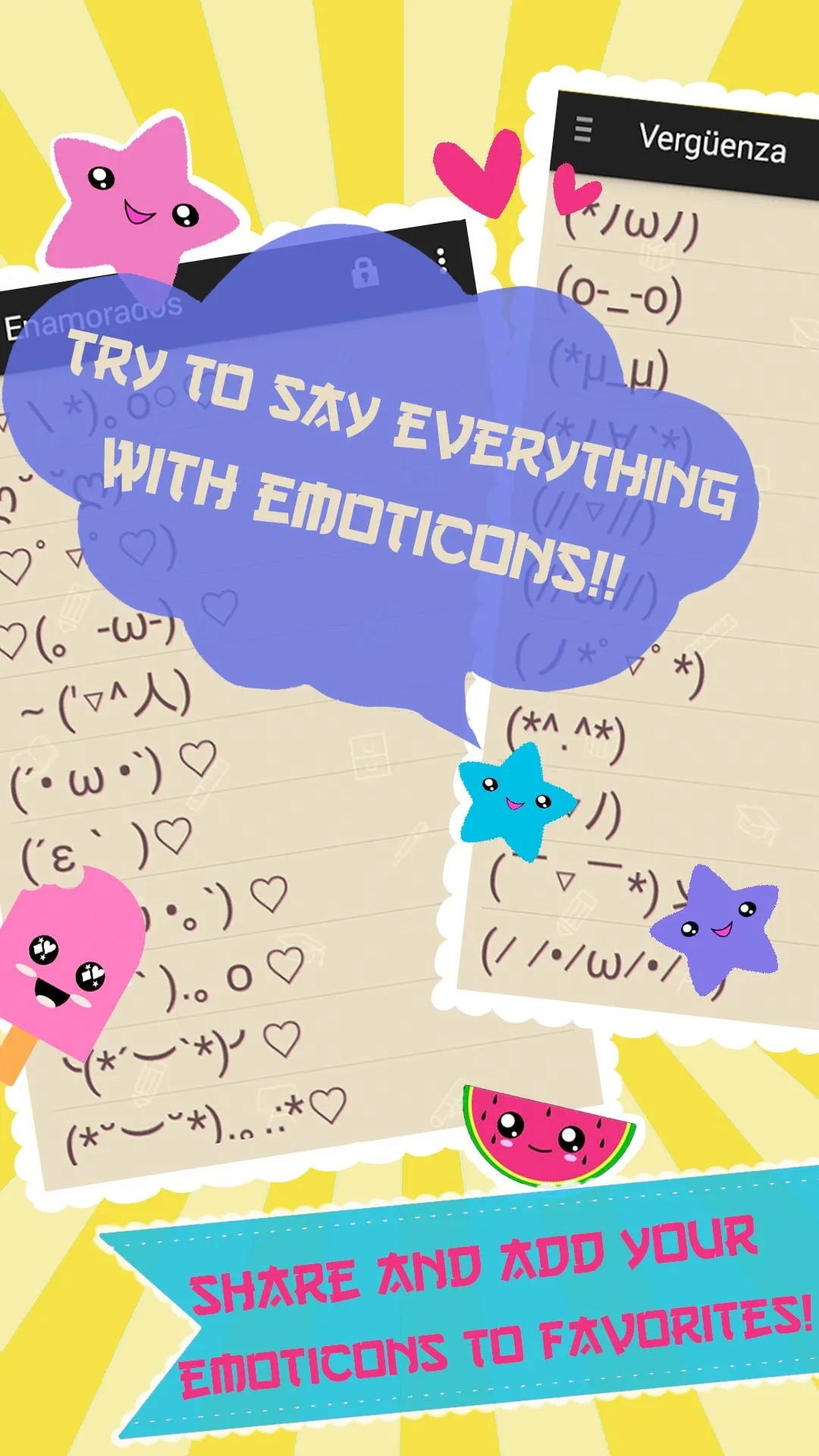 Kaomoji - Japanese Emoticons | Indus Appstore | Screenshot