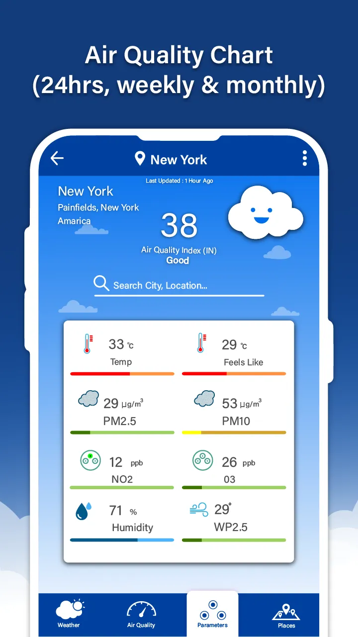 Air Quality Index Monitor App | Indus Appstore | Screenshot