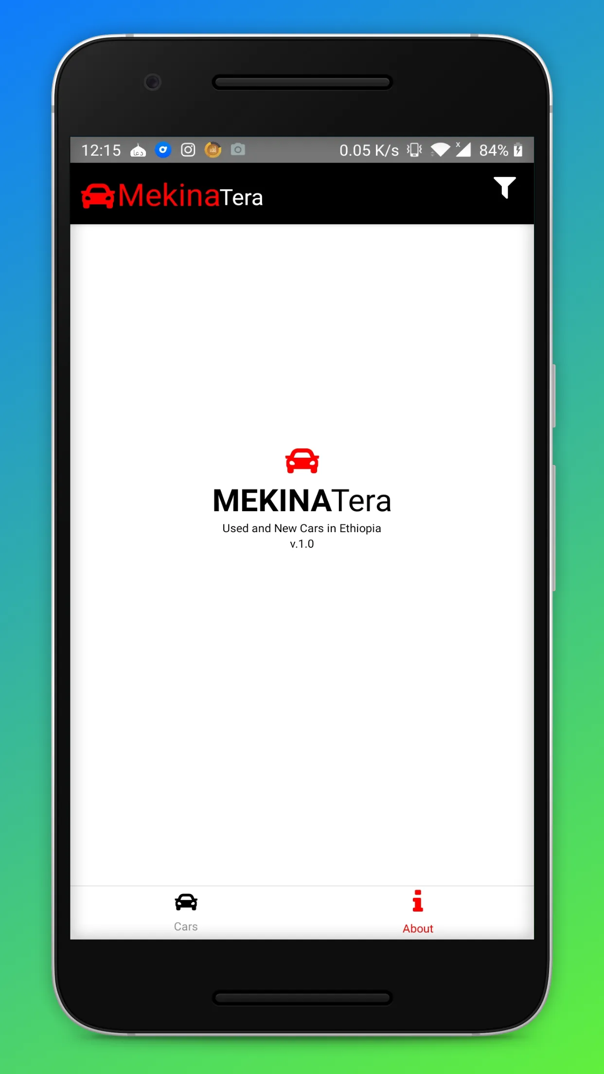 MekinaTera - Cars in Ethiopia | Indus Appstore | Screenshot