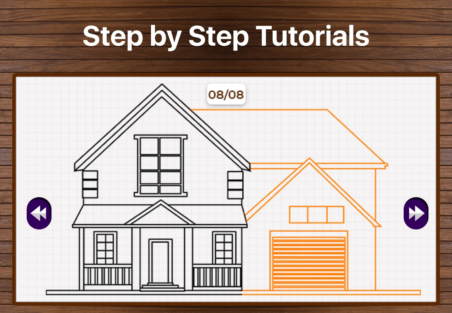 House Draw Step By Step | Indus Appstore | Screenshot