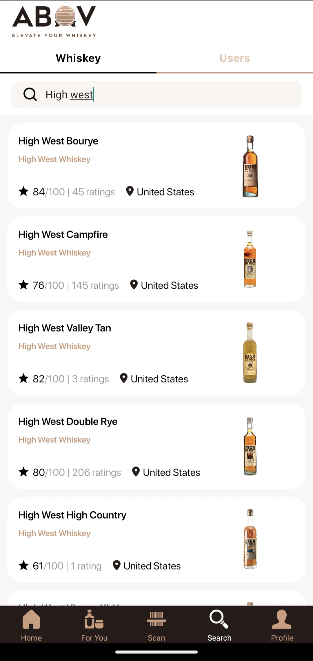 Abov Whiskey App | Indus Appstore | Screenshot