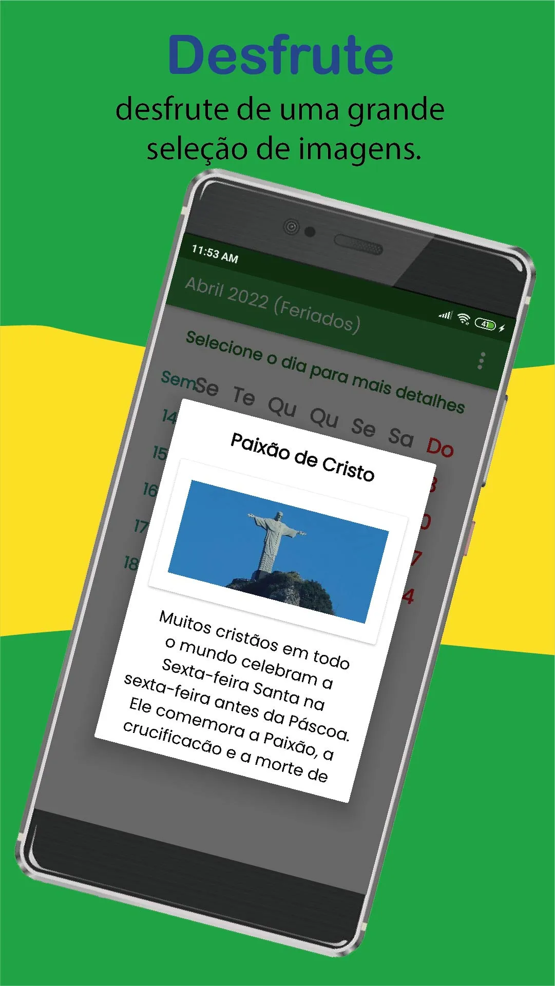 Brasil calendário 2024. | Indus Appstore | Screenshot