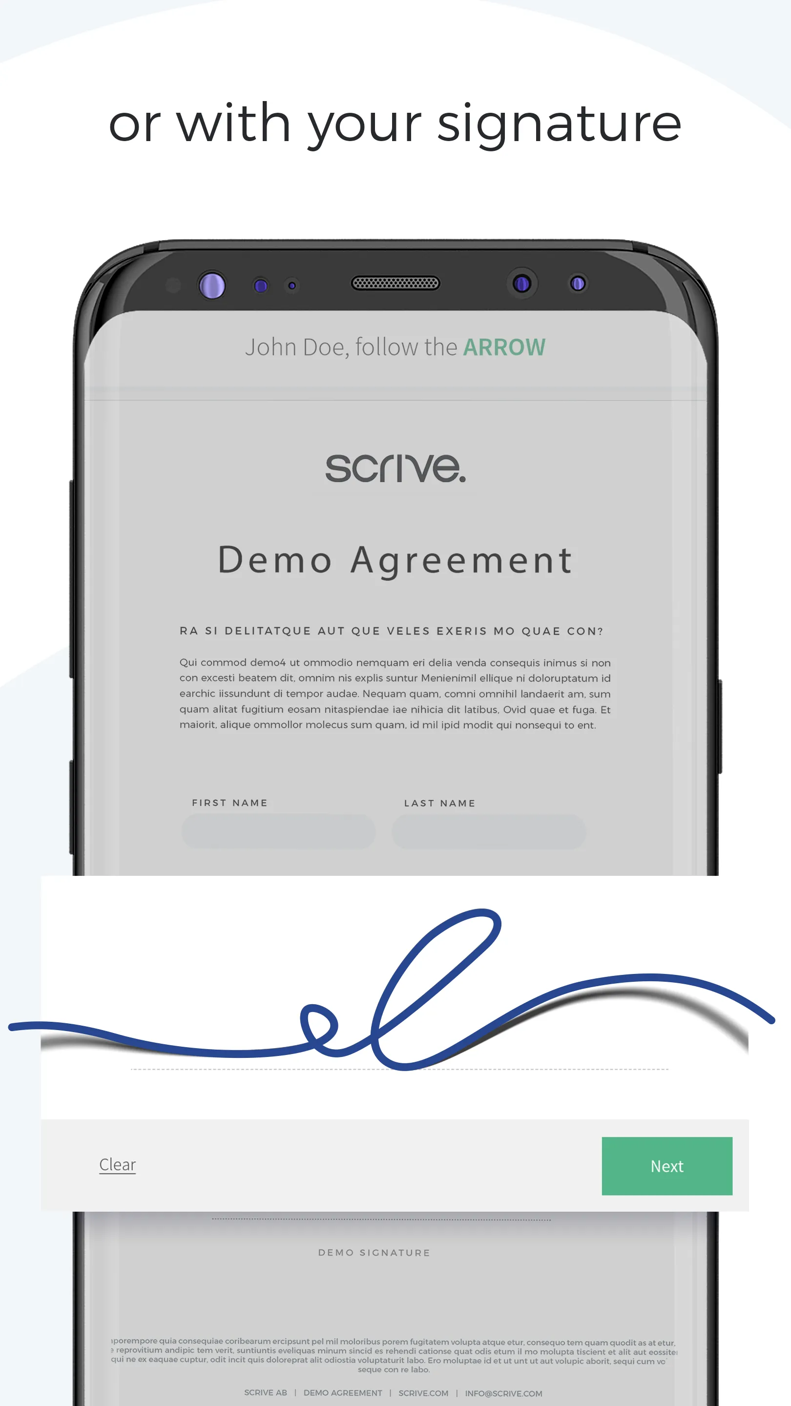 Scrive - Retail eSign | Indus Appstore | Screenshot