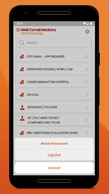 WCM Anes Dept | Indus Appstore | Screenshot