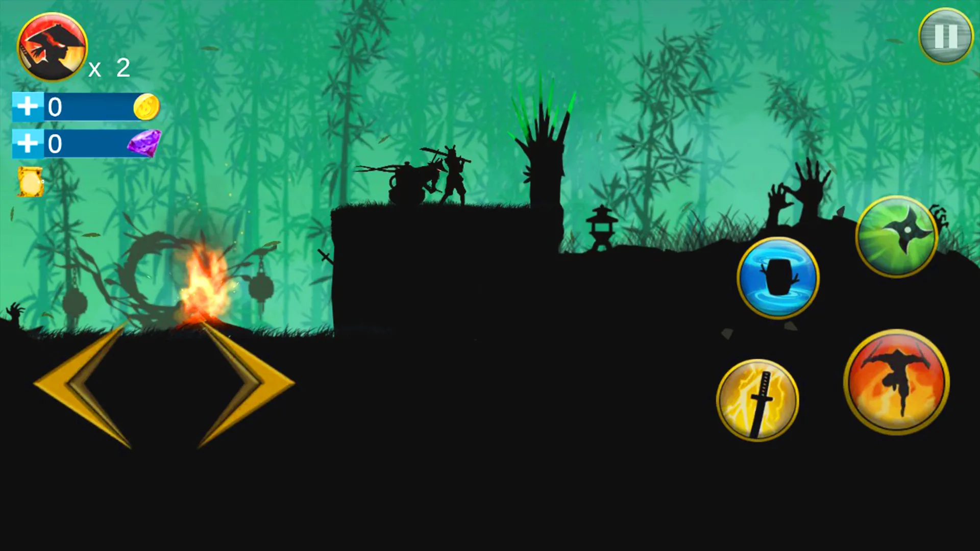 Shadow Samurai : Ninja Revenge | Indus Appstore | Screenshot