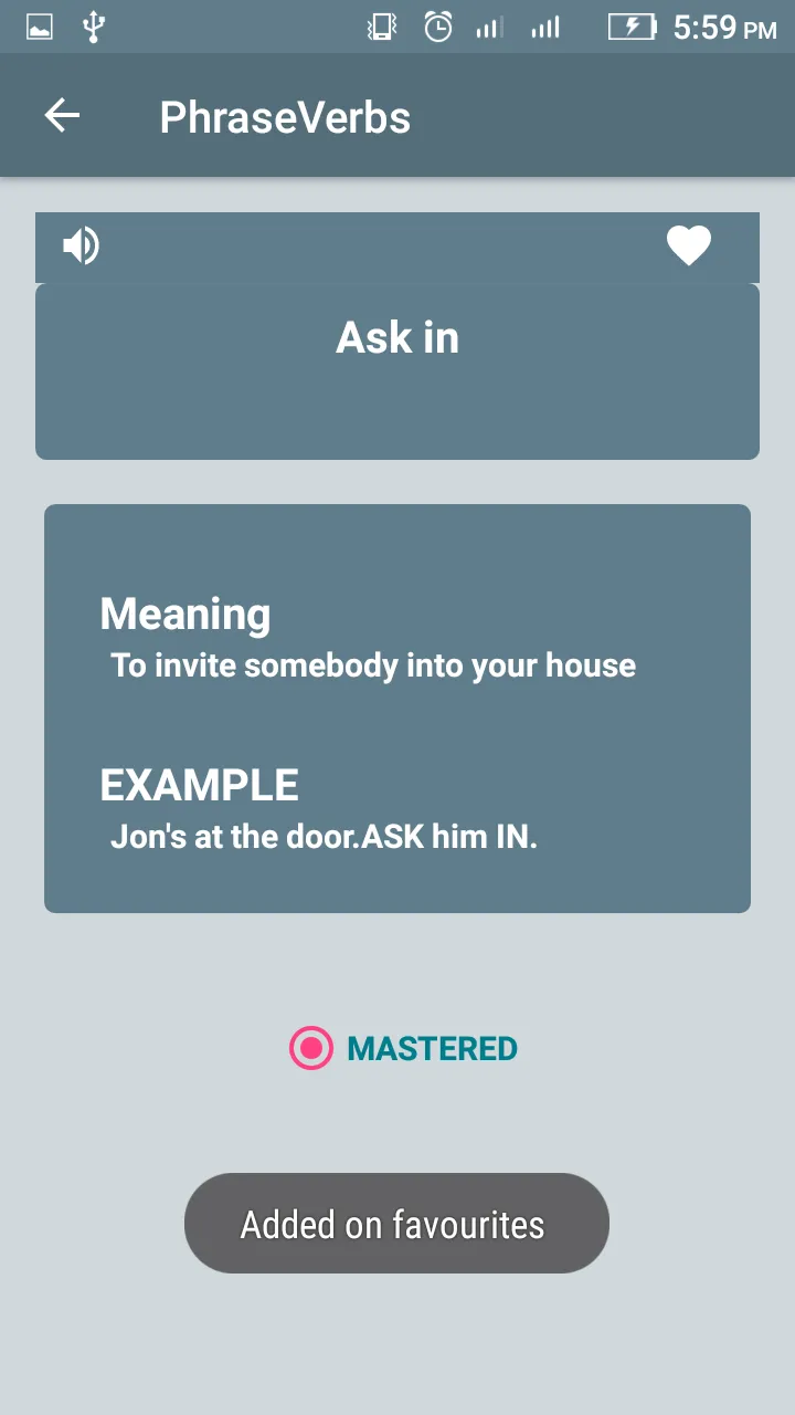 Phrasal Verbs: English MCQs | Indus Appstore | Screenshot