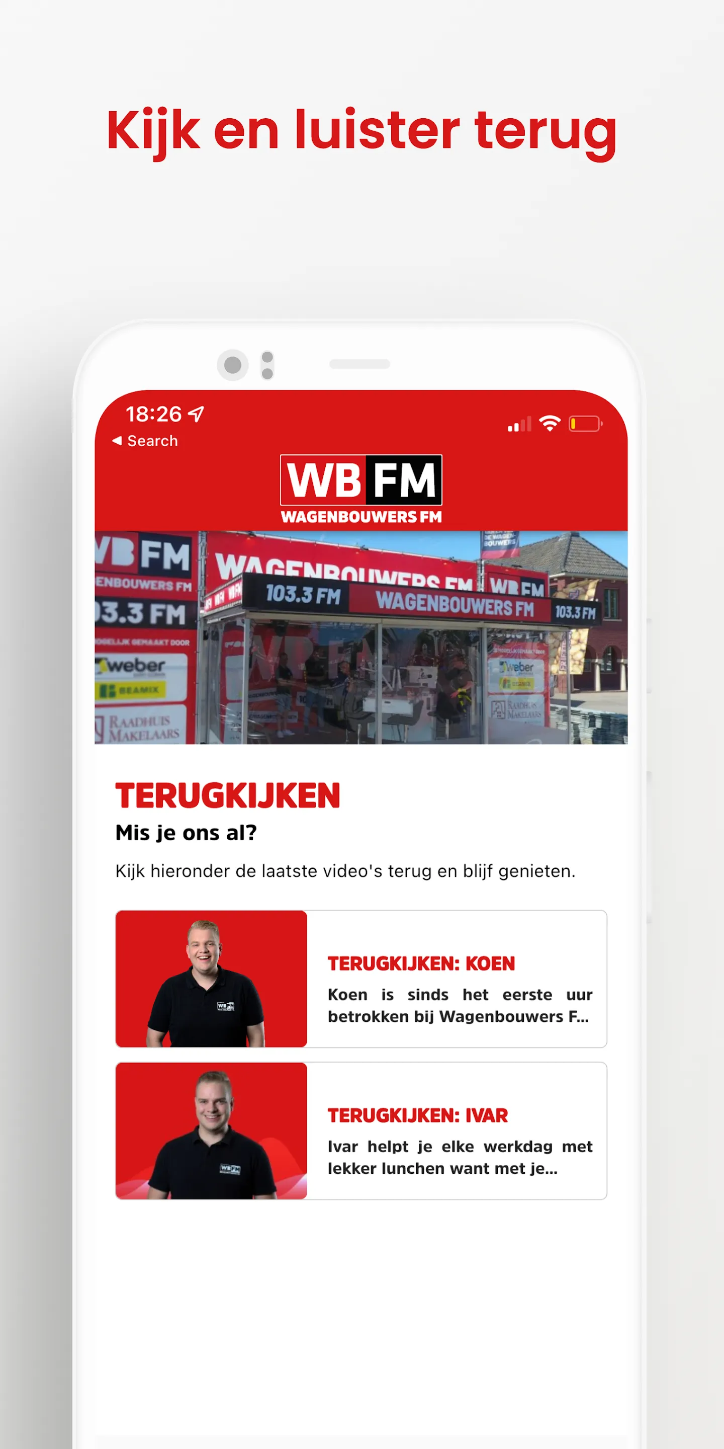 Wagenbouwers FM | Indus Appstore | Screenshot