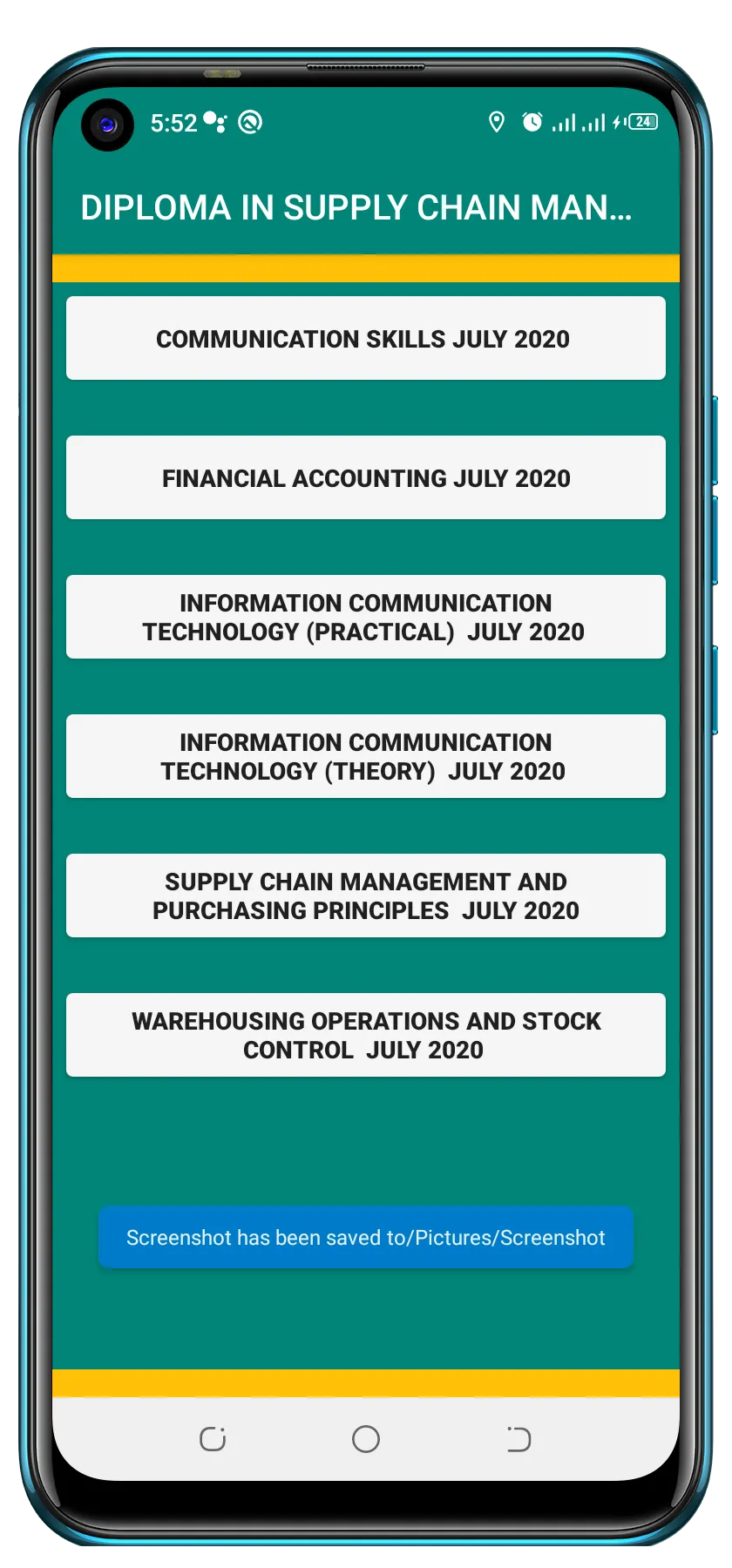 DIPLOMA IN SUPPLY CHAIN MOD 1 | Indus Appstore | Screenshot