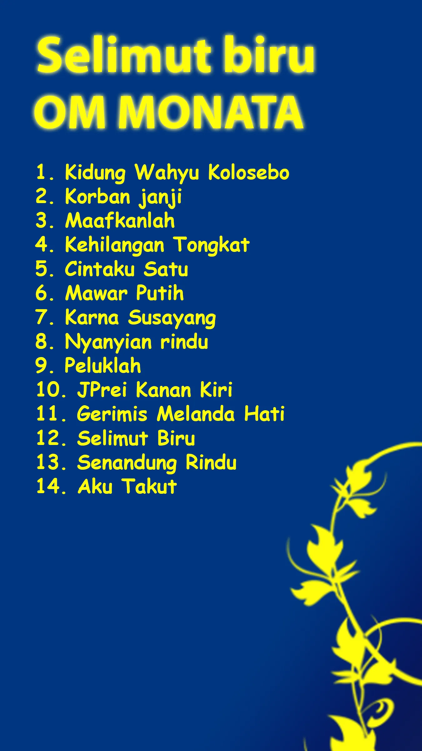 Selimut Biru Dangdut Om Monata | Indus Appstore | Screenshot