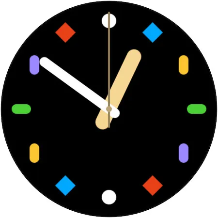 WES21 - Colorful Watch Face | Indus Appstore | Screenshot