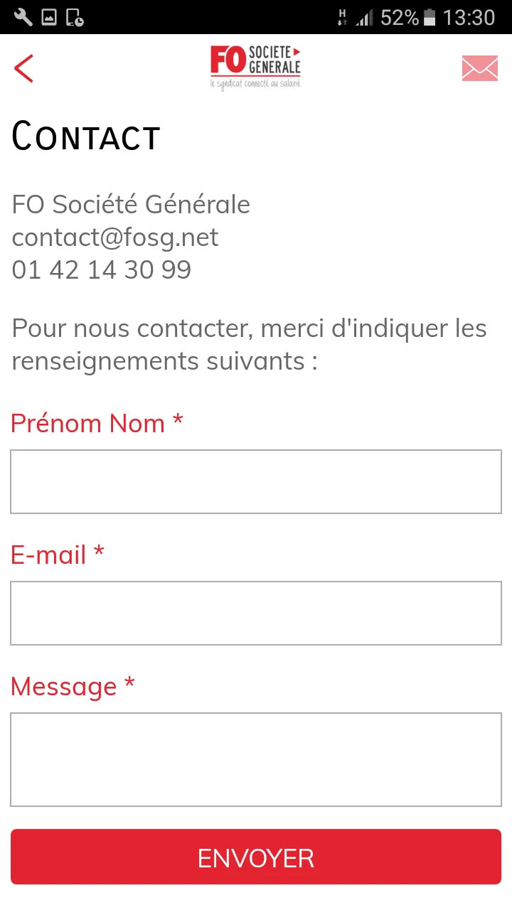 FO Société Générale | Indus Appstore | Screenshot