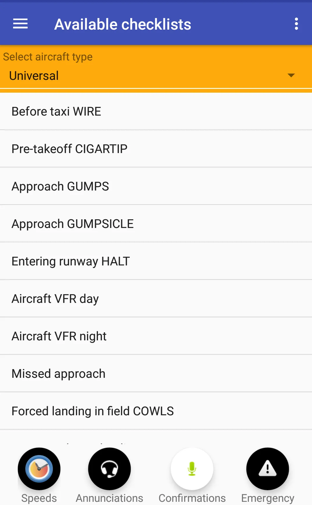 Checklists for Airplanes | Indus Appstore | Screenshot