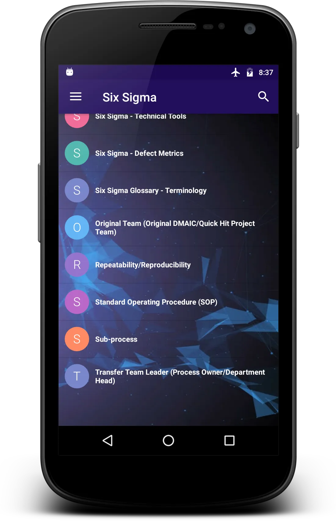 Learn - Six Sigma | Indus Appstore | Screenshot