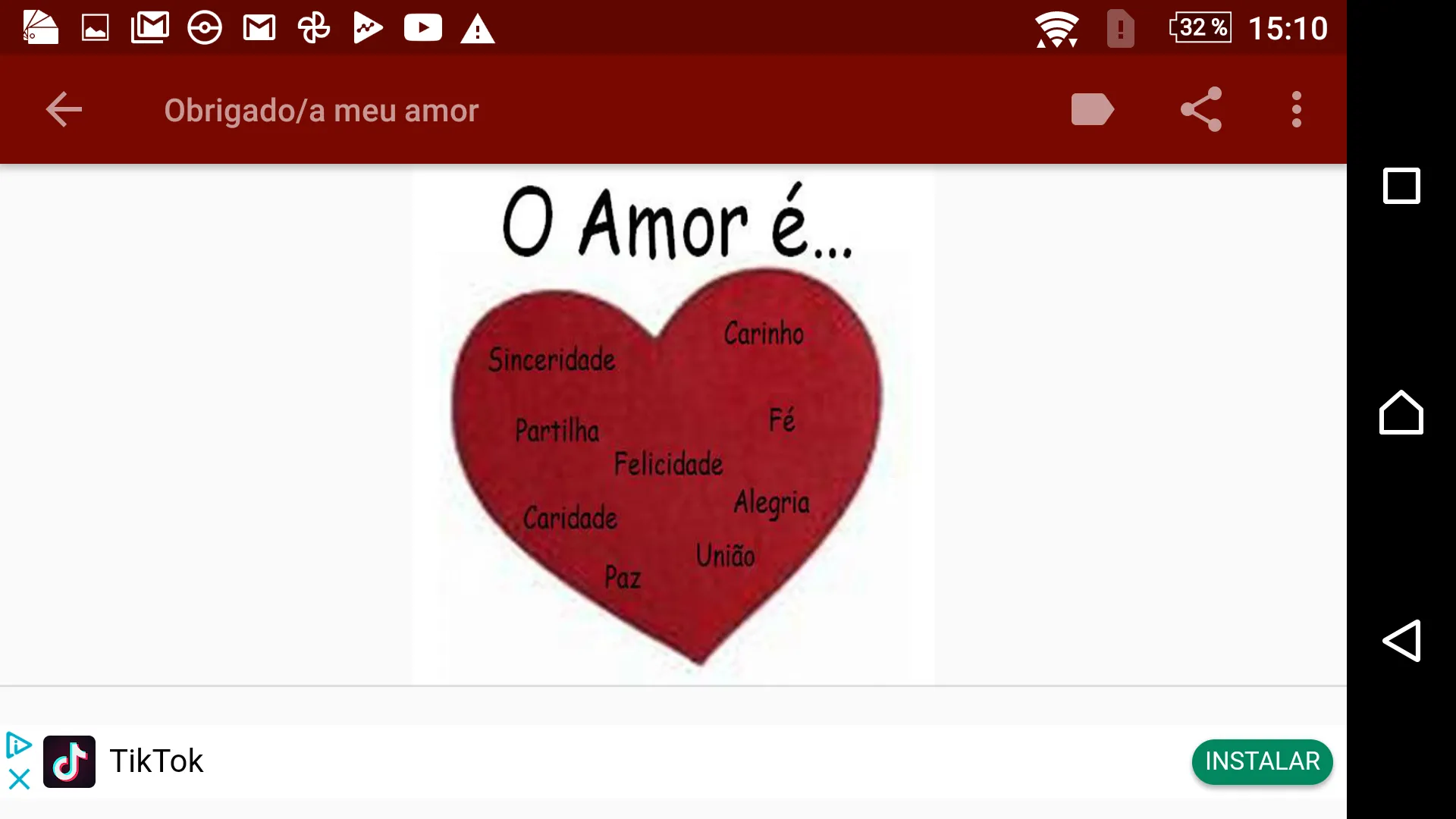 MUITO OBRIGADA/O AMOR | Indus Appstore | Screenshot