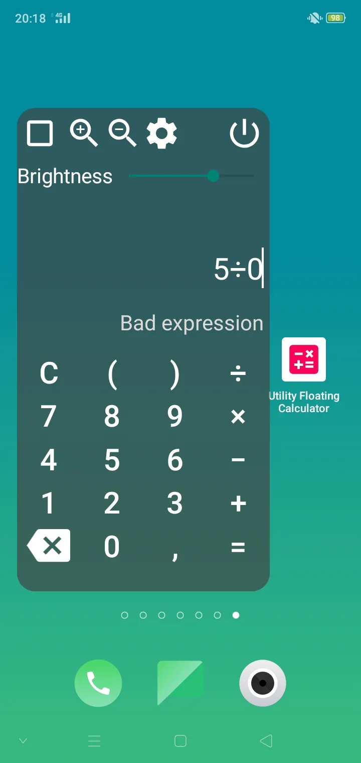 Utility Floating Calculator | Indus Appstore | Screenshot