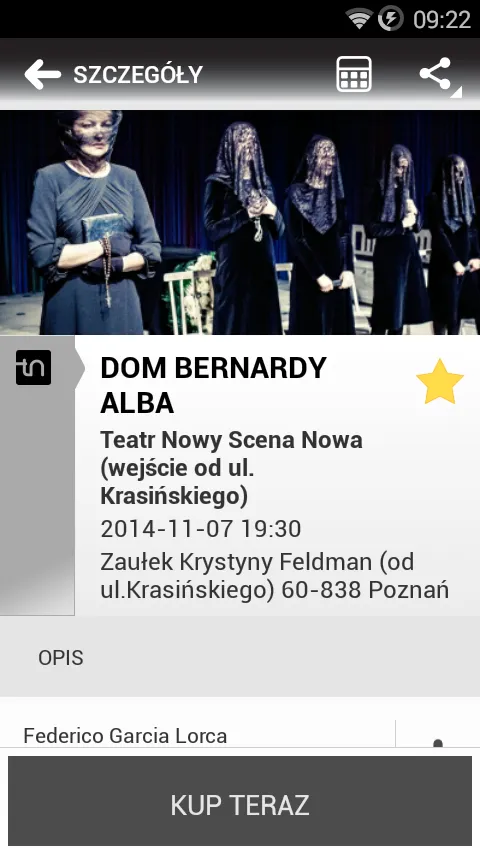 Teatr Nowy w Poznaniu | Indus Appstore | Screenshot