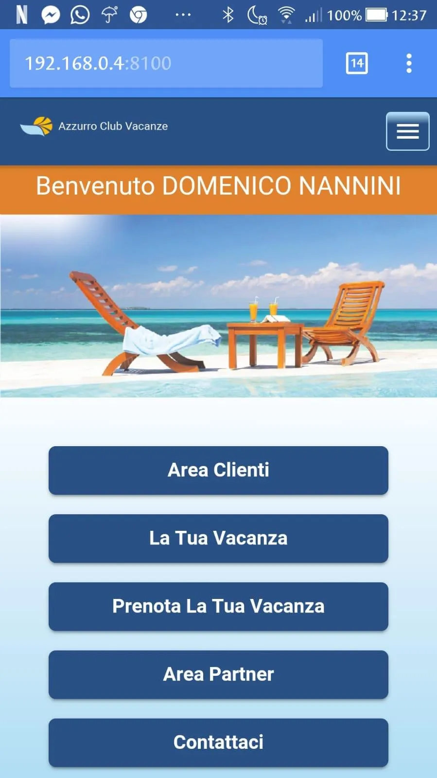 Azzurro Club Vacanze | Indus Appstore | Screenshot