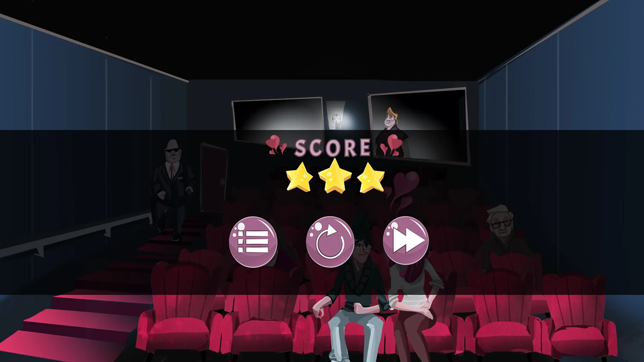 Cinema Lovers Hidden Kiss | Indus Appstore | Screenshot