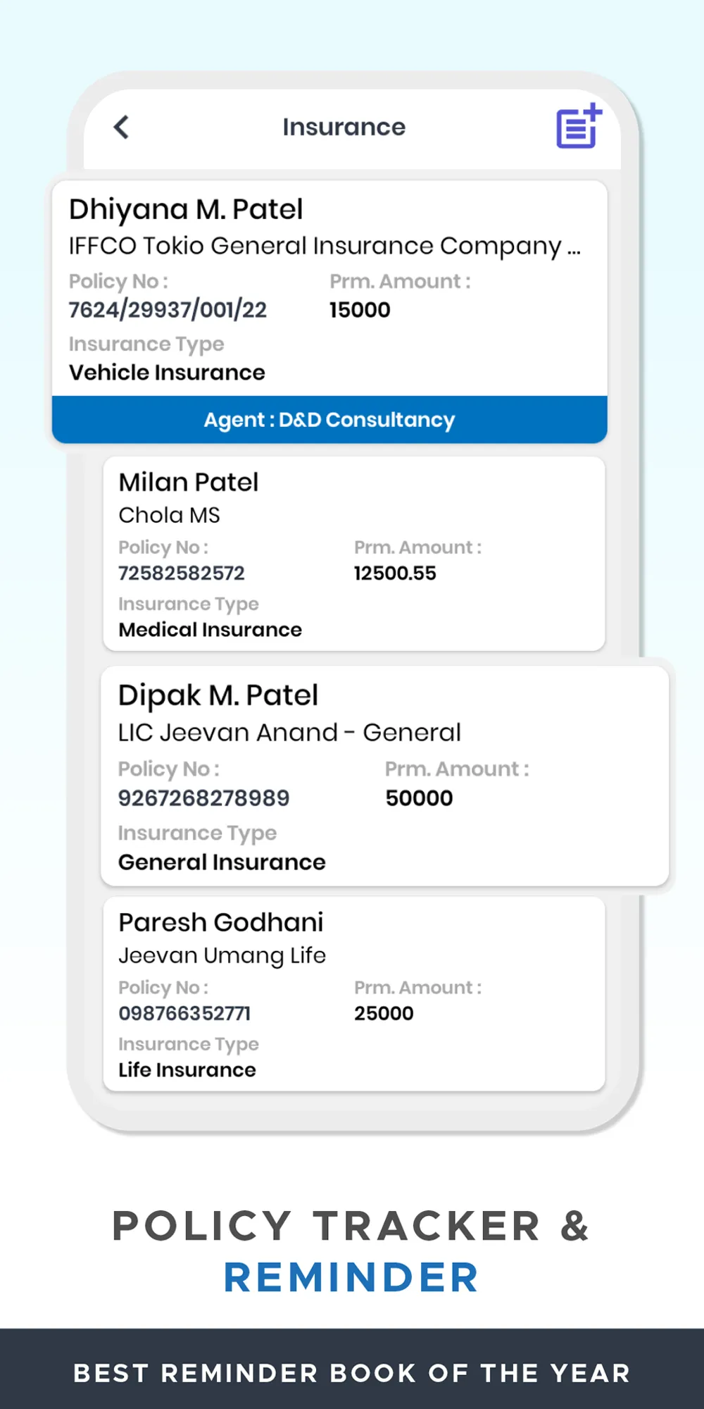 Warranty Reminder Book | Indus Appstore | Screenshot