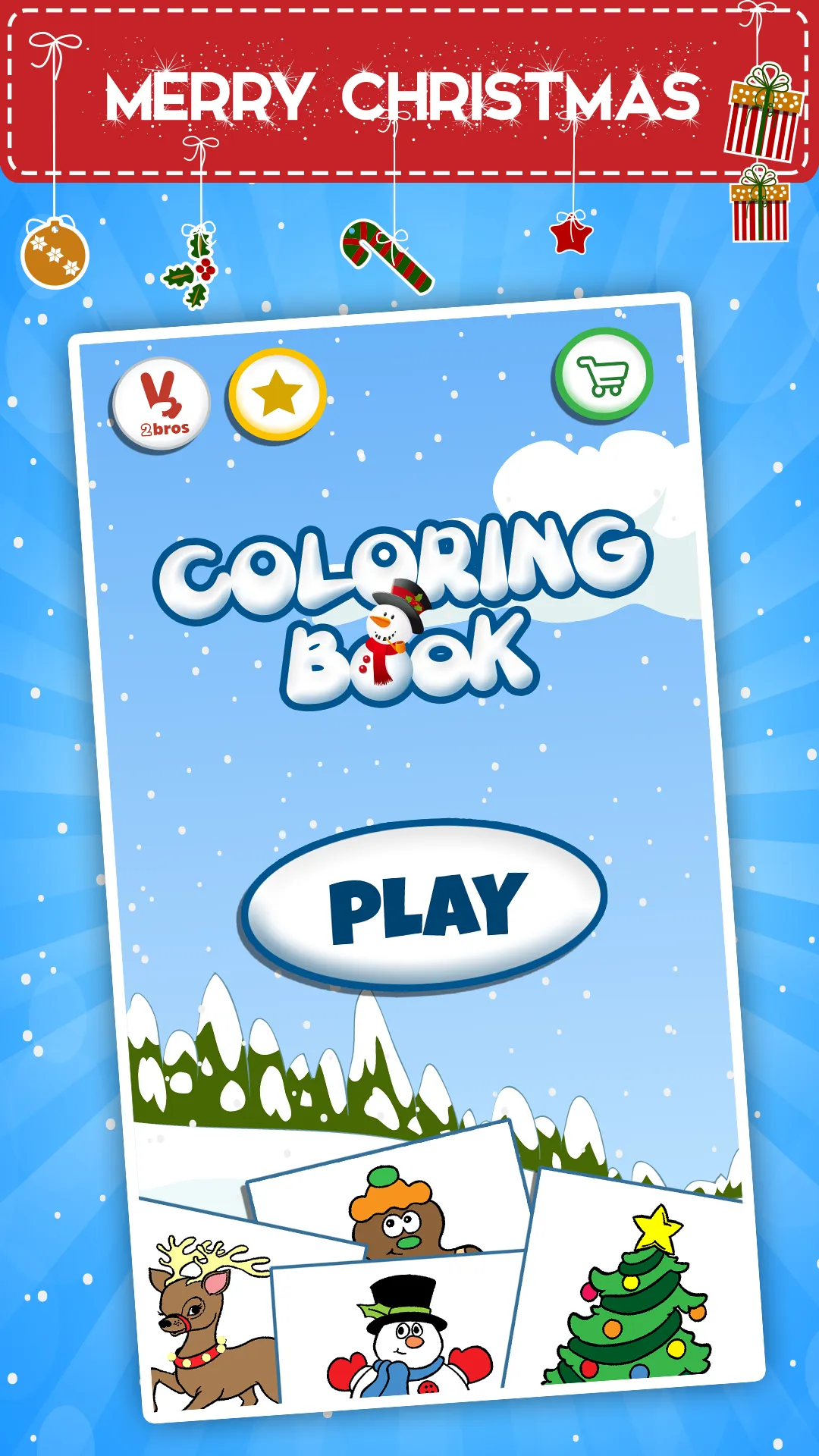 Kids coloring book:  Christmas | Indus Appstore | Screenshot